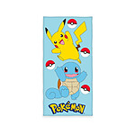 Pokémon - Serviette de bain Pikachu & Carapuce 75 x 150 cm