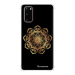 LaCoqueFrançaise Coque Samsung Galaxy S20 anti-choc souple angles renforcés transparente Motif Mandala Or