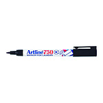 ARTLINE Marqueur '750' spécial 'Textile' permanent indélébile pointe conique 0,7 mm noir x 12