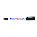 ARTLINE Marqueur '750' spécial 'Textile' permanent indélébile pointe conique 0,7 mm noir x 12