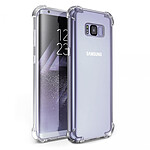 Evetane Coque compatible avec Samsung Galaxy S8 Plus ANTI CHOCS silicone transparente Motif avec bords renforcés
