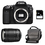 CANON EOS 90D + 18-135 IS USM + Sac + SD 8Go