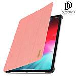 Dux Ducis Housse iPad Pro 11 Étui Denim Fonction Stand Coque Rigide  Rose Saumon