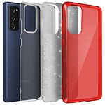 Avizar Coque Samsung Galaxy S20 FE Paillette Amovible Silicone Semi-rigide rouge