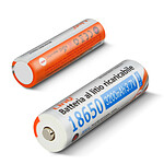 LinQ 2 Piles 18650 Lithium 3200mAh 3.7V Rechargeable Tête Standard 3200JT