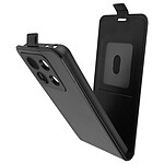 Avizar Étui pour Xiaomi Redmi Note 13 Pro 5G Clapet Vertical Porte-carte Simili Cuir Lisse  Noir