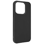 Avizar Coque pour Apple iPhone 14 Pro Silicone Flexible Finition Mate Anti-traces  noir