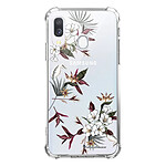 LaCoqueFrançaise Coque Samsung Galaxy A20e anti-choc souple angles renforcés transparente Motif Fleurs Sauvages