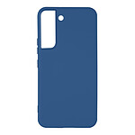 Avizar Coque Samsung Galaxy S22 Silicone Semi-rigide Finition Soft-touch Fine Bleu