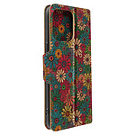 Avizar Étui Liège pour iPhone 14 Pro Max Clapet Portefeuille Support  Printemps floral