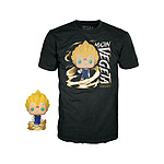Dragonball Z - Set figurine et T-Shirt POP! & Tee Majin Vegeta (GW) - Taille S
