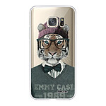 Evetane Coque Samsung Galaxy S7 360 intégrale transparente Motif Tigre Fashion Tendance