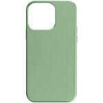 Avizar Coque pour iPhone 15 Pro Max Silicone Semi-rigide Finition Douce au Toucher Fine  Vert pâle