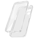 Avizar Coque pour Oppo Find X5 Lite Intégrale Arrière Rigide Transparent et Avant Souple  transparent
