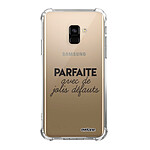 Evetane Coque Samsung Galaxy A8 2018 anti-choc souple angles renforcés transparente Motif Parfaite Avec De Jolis Défauts