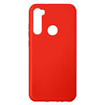 Avizar Coque Xiaomi Redmi Note 8 Silicone Semi-rigide Finition Soft-touch Fine Rouge