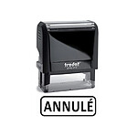 TRODAT Tampon X-print 4912 Formule Commerciale Texte + Picto 'ANNULE' Noir