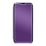 Avizar Étui Clear View pour Samsung Galaxy A14 4G et 5G avec Clapet Miroir Support Vidéo  Violet foncé