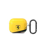 Ferrari Coque pour Airpods 3 Anti-choc en Silicone Jaune