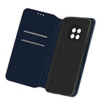Avizar Housse pour Xiaomi Redmi Note 9T 5G Folio Portefeuille Fonction Support Bleu Nuit