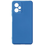 Avizar Coque pour Xiaomi Redmi Note 12 5G Silicone Semi-rigide Finition Douce au Toucher Fine  Bleu