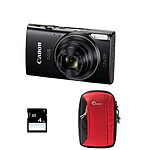 CANON Compact Ixus 285 HS Noir+ Sac et Carte SD 4 Go