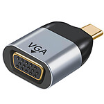 Avizar Adaptateur Vidéo USB-C Mâle vers VGA Femelle Résolution 1080p Compact  Gris