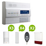 Paradox - MG-6250 - Alarme maison sans fil RTC+GSM - Kit 6