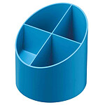 Herlitz Pot à crayons GREENline, plastique, bleu