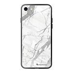 LaCoqueFrançaise Coque iPhone 7/8/ iPhone SE 2020/ 2022 Coque Soft Touch Glossy Marbre gris Design