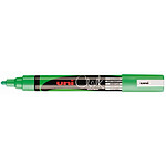 UNI-BALL Marqueur craie Pointe conique moyenne CHALK Marker PWE5M 1,8 - 2,5mm Vert Fluo x 12