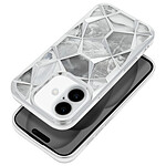 Avizar Coque pour iPhone 16 Antichoc Collection Twinki Argent