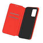 Avizar Housse Galaxy A52 et A52s Étui Folio Portefeuille & Support rouge