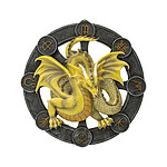 Anne Stokes - Décoration murale Mabon Dragon 32 cm