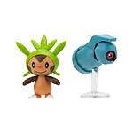 Pokémon - Pack 2 figurines Battle Figure First Partner Set Marisson, Terhal 5 cm
