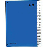 PAGNA Trieur Pult Color, format A4, 1-31, 31 compartiments bleu