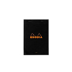 RHODIA Bloc BLACK N°16 14,8x21cm 80F agrafées 80g ligné + marge