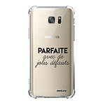 Evetane Coque Samsung Galaxy S7 anti-choc souple angles renforcés transparente Motif Parfaite Avec De Jolis Défauts