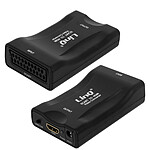 LinQ Adaptateur Vidéo Péritel vers HDMI 1080P SCART-HDMI  Noir