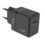 LinQ Chargeur Secteur USB-C Power Delivery 33W Charge Rapide Design Compact Noir