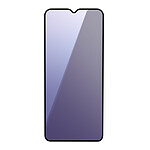 Avizar Protège écran pour Samsung A03s Verre Trempé Anti-lumière Bleue Noir