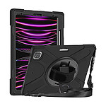 MW for Business Coque Securit Rotative compatible iPad Pro 12.9 (2021/22 - 5/6th gen) Noir Polybag