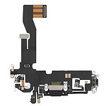 Clappio Connecteur de Charge pour iPhone 12 et 12 Pro, Port Lightning + Micro Noir