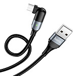 Hoko Cable  USB vers Micro-USB 2.4A Connectique rotative 1.2m Noir