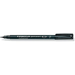 STAEDTLER Marqueur permanent 'Lumocolor 318F' pointe fine noir x 10