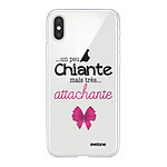 Evetane Coque iPhone X/Xs 360 intégrale Un peu chiante tres attachante Tendance
