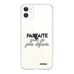 Evetane Coque iPhone 11 silicone transparente Motif Parfaite Avec De Jolis Défauts ultra resistant