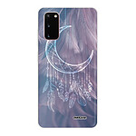 Evetane Coque Samsung Galaxy S20 360 intégrale transparente Motif Lune Attrape Rêve Tendance