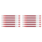 PILOT Recharge pour stylo roller V-Ball RT Pointe 0,7 mm Rouge x 12