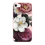 LaCoqueFrançaise Coque iPhone 7/8 Silicone Liquide Douce rose pâle Fleurs roses